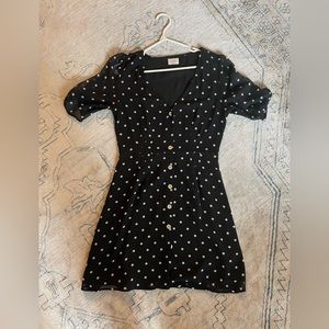 Aritzia Wilfred Polka Dot Dress size 6